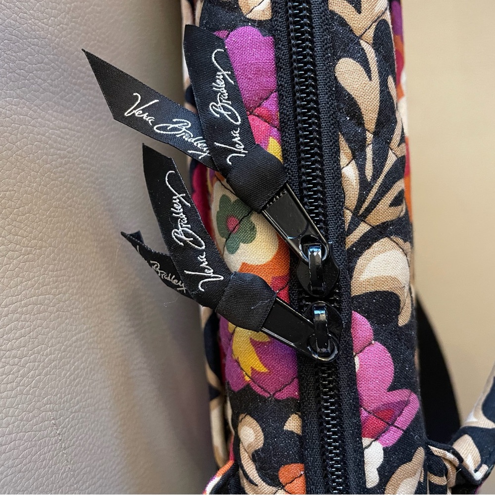 Vera Bradley Hard Shell Laptop Ipad Case Floral quilted Business Case - Picture 7 of 11